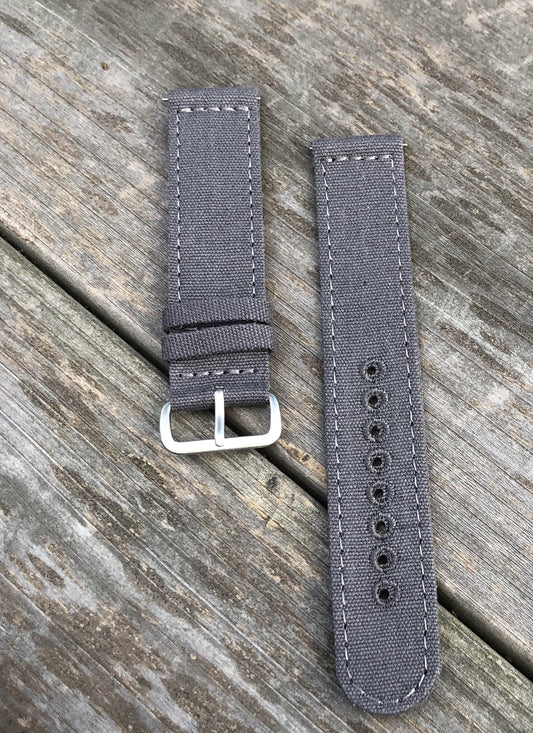 Gray Canvas Strap