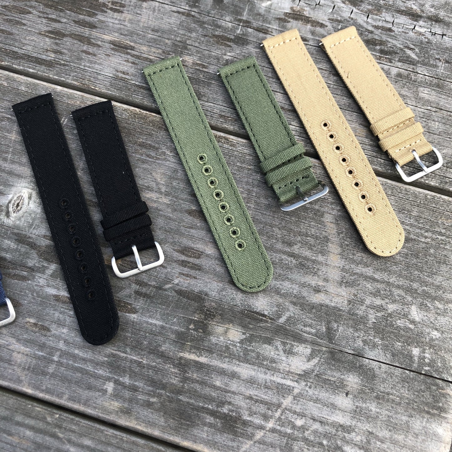 Khaki Canvas Strap