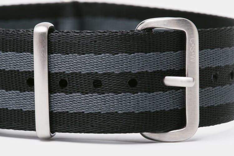 20mm Black & Gray Bond "SB" Seat Belt strap
