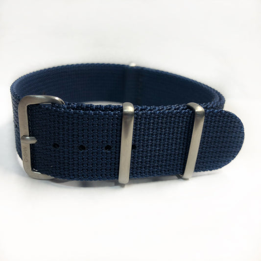 20mm Navy Blue waffle Nylon strap