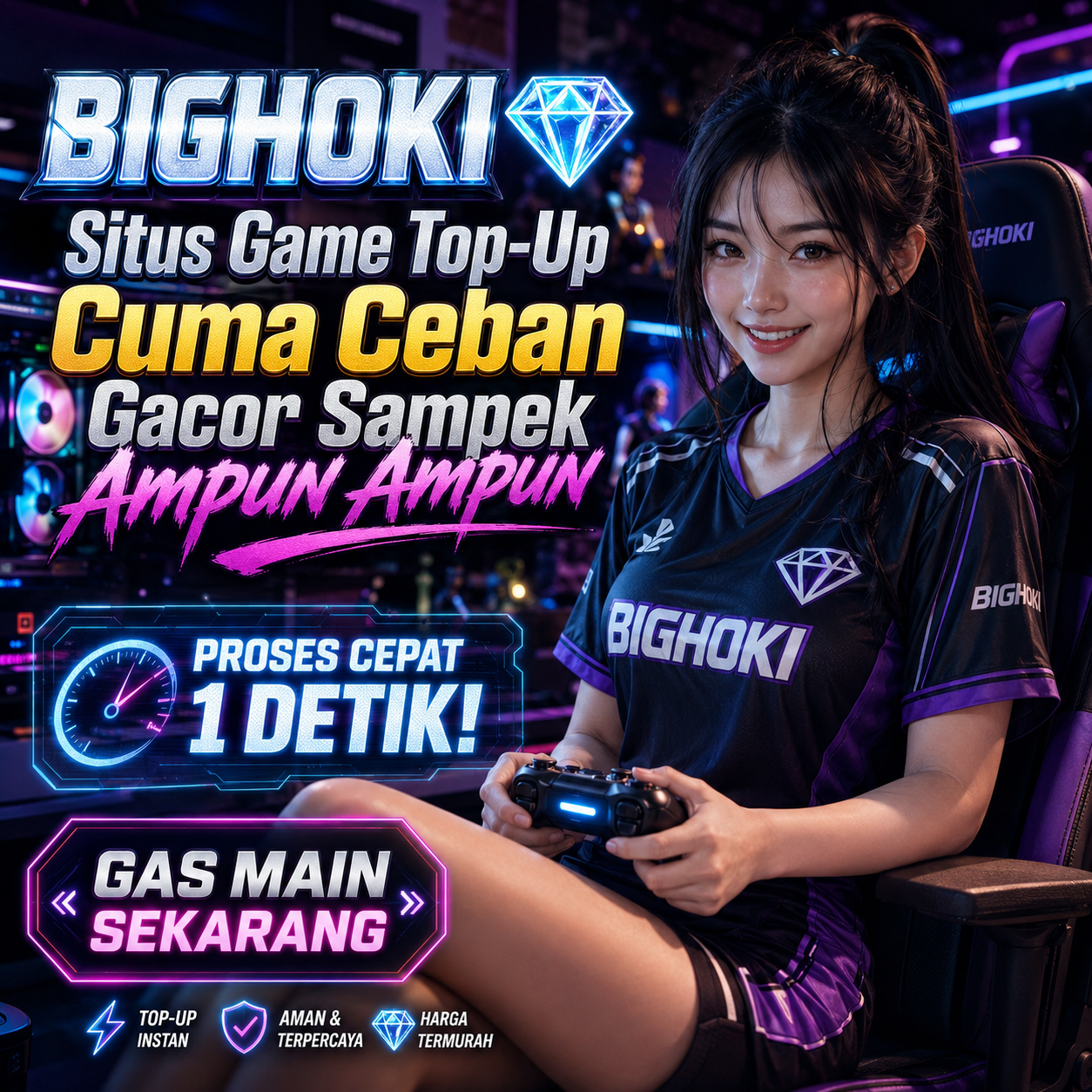 BIGHOKI 💎 Situs Game Top-Up Cuma Ceban Gacor Sampek Ampun Ampun